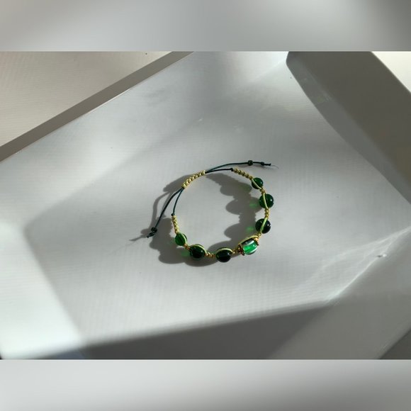 Swarovski Beaded Crochet Handmade Bracelet - Picture 2 of 4